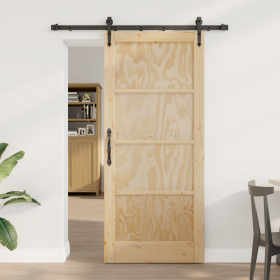 Puerta Deslizante con Juego de Herrajes