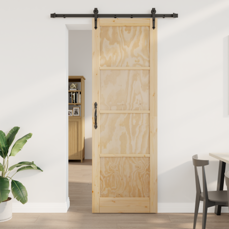 Puerta Deslizante con Juego de Herrajes 'ORKDAL'Madera Sólida de Pino by , Doors for the home - Ref: Foro24-3333782, Price: 1...