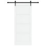 Puerta Corrediza con herrajes 'ORKDAL'Madera Sólida Blanca de Pino | Foro24.es | Tu tienda online para hogar, jardín y más Foro24.es