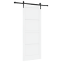 Puerta Deslizante con Juego de Accesorios 'ORKDAL'Madera Sólida Blanca de Pino | Foro24.es | Tu tienda online para hogar, jardín y más Foro24.es