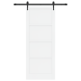 Puerta Deslizante con Juego de Accesorios 'ORKDAL'Madera Sólida Blanca de Pino | Foro24.es | Tu tienda online para hogar, jardín y más Foro24.es