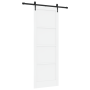 Puerta Deslizante con Juego de Hardware 'ORKDAL'Madera Sólida Blanca de Pino | Foro24.es | Tu tienda online para hogar, jardín y más Foro24.es