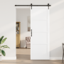 Puerta Deslizante con Juego de Hardware 'ORKDAL'Madera Sólida Blanca de Pino | Foro24.es | Tu tienda online para hogar, jardín y más Foro24.es