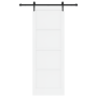 Puerta Deslizante con Juego de Hardware 'ORKDAL'Madera Sólida Blanca de Pino | Foro24.es | Tu tienda online para hogar, jardín y más Foro24.es
