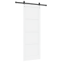 Puerta Deslizante con Juego de Hardware 'ORKDAL'Madera Sólida Blanca de Pino | Foro24.es | Tu tienda online para hogar, jardín y más Foro24.es