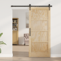 Puerta Corredera con Juego de Herramientas 'ORKDAL'Madera Sólida de Pino | Foro24.es | Tu tienda online para hogar, jardín y más Foro24.es