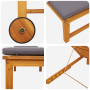 Tumbona con mesa y cojín de Acacia maciza von , Liegen - Ref: Foro24-3333833, Preis: 215,07 €, Rabatt: %