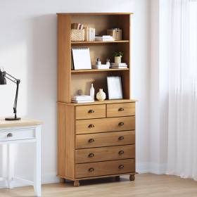 Comprar Hutch “ASKIM” Marrón Miel 91x40x199.5 cm