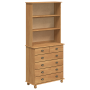 Hutch “ASKIM” Marrón Miel 91x40x199.5 cm Madera Maciza Pino | Foro24.es | Tu tienda online para hogar, jardín y más Foro24.es