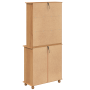 Hutch “ASKIM” Marrón Miel 91x40x199.5 cm Madera Maciza Pino | Foro24.es | Tu tienda online para hogar, jardín y más Foro24.es