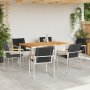 Conjunto de comedor de jardín de 7 piezas de madera sólida de acacia by , Garden tables - Ref: Foro24-3334816, Price: 717,76 ...