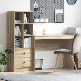 Comprar Escritorio con almacenamiento sonoma oak