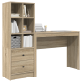 Escritorio con almacenamiento sonoma oak madera elaborada | Foro24.es | Tu tienda online para hogar, jardín y más Foro24.es