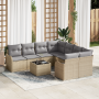 Juego de Sofá de Jardín de 9 Piezas con Cojines Beige Ratán Sintético | Foro24.es | Tu tienda online para hogar, jardín y más Foro24.es