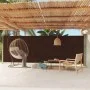 Toldo lateral retráctil de jardín marrón 180x600 cm de vidaXL, Sombrillas - Ref: Foro24-317969, Precio: 101,72 €, Descuento: %