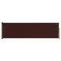 Retractable brown garden side awning 180x600 cm by vidaXL, Umbrellas - Ref: Foro24-317969, Price: 103,82 €, Discount: %