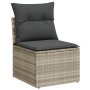 Juego de Sofá de Jardín de 5 Piezas con Cojines Gris Claro de Rattan | Foro24.es | Tu tienda online para hogar, jardín y más Foro24.es