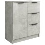 Betongraues Sperrholz-Sideboard 60x30x70 cm von vidaXL, Sideboards - Ref: Foro24-811083, Preis: 66,48 €, Rabatt: %