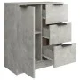 Concrete gray plywood sideboard 60x30x70 cm by vidaXL, Sideboards - Ref: Foro24-811083, Price: 66,48 €, Discount: %