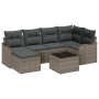 Juego de Sofá de Jardín de 6 Piezas con Cojines Ratán Plástico Negro by , Outdoor sofas - Ref: Foro24-3345779, Price: 429,08 ...