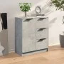 Concrete gray plywood sideboard 60x30x70 cm by vidaXL, Sideboards - Ref: Foro24-811083, Price: 66,48 €, Discount: %