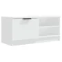 TV-Ständer Sperrholz weiß 80x35x36,5 cm von vidaXL, TV-Möbel - Ref: Foro24-811466, Preis: 56,72 €, Rabatt: %