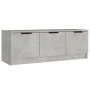 TV stand made of gray concrete plywood 102x35x36.5 cm by vidaXL, TV Furniture - Ref: Foro24-811362, Price: 70,47 €, Discount: %