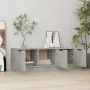 TV stand made of gray concrete plywood 102x35x36.5 cm by vidaXL, TV Furniture - Ref: Foro24-811362, Price: 70,47 €, Discount: %