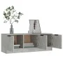 TV stand made of gray concrete plywood 102x35x36.5 cm by vidaXL, TV Furniture - Ref: Foro24-811362, Price: 70,47 €, Discount: %