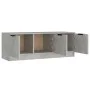 TV stand made of gray concrete plywood 102x35x36.5 cm by vidaXL, TV Furniture - Ref: Foro24-811362, Price: 70,47 €, Discount: %