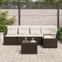 Juego de Sofá de Jardín de 5 Piezas con Cojines Ratán Polipropileno Gris by , Outdoor sofas - Ref: Foro24-3346388, Price: 389...