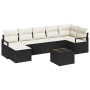 Conjunto de Sofá de Jardín de 7 Piezas con Cojines de Ratán Poliéster Marrón by , Outdoor sofas - Ref: Foro24-3346477, Price:...