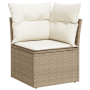 Conjunto de Sofás de Jardín de 9 Piezas con Cojines Beige Poliratán Acacia | Foro24.es | Tu tienda online para hogar, jardín y más Foro24.es