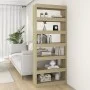 Sonoma oak engineered wood shelf/divider 80x30x198 cm by vidaXL, Bookcases and shelves - Ref: Foro24-811730, Price: 94,94 €, ...