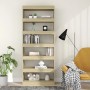 Sonoma oak engineered wood shelf/divider 80x30x198 cm by vidaXL, Bookcases and shelves - Ref: Foro24-811730, Price: 98,84 €, ...