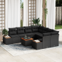 Conjunto de Sofás de Jardín de 9 Piezas con Cojines Negro Poliratán Acacia | Foro24.es | Tu tienda online para hogar, jardín y más Foro24.es