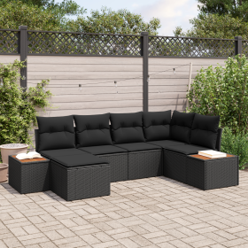 Conjunto de Sofás de Jardín de 6 Piezas con