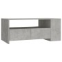 Concrete gray engineered wood coffee table 102x55x42 cm by vidaXL, Coffee table - Ref: Foro24-810921, Price: 90,21 €, Discoun...