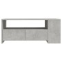 Concrete gray engineered wood coffee table 102x55x42 cm by vidaXL, Coffee table - Ref: Foro24-810921, Price: 90,21 €, Discoun...