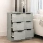 Sideboard 2 Stück betongraues Sperrholz 30x30x70 cm von vidaXL, Sideboards - Ref: Foro24-811160, Preis: 73,75 €, Rabatt: %