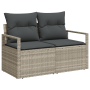 Conjunto de Sofás de Jardín de 5 Piezas con Cojines Gris Claro Ratán Sintético | Foro24.es | Tu tienda online para hogar, jardín y más Foro24.es