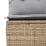 Conjunto de Sofá de Jardín de 5 Piezas con Cojines Beige de Ratán Sintético y Acacia | Foro24.es | Tu tienda online para hogar, jardín y más Foro24.es