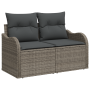 Conjunto de Sofás de Jardín de 6 Piezas con Cojines Gris Ratán Polimérico Acacia | Foro24.es | Tu tienda online para hogar, jardín y más Foro24.es