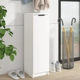 Schuhschrank aus weißem Sperrholz 30x35x100 cm von vidaXL, Schuhregale und Schuhorganisatoren - Ref: Foro24-811430, Preis: 75...