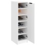 Schuhschrank aus weißem Sperrholz 30x35x100 cm von vidaXL, Schuhregale und Schuhorganisatoren - Ref: Foro24-811430, Preis: 76...