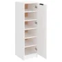 Schuhschrank aus weißem Sperrholz 30x35x100 cm von vidaXL, Schuhregale und Schuhorganisatoren - Ref: Foro24-811430, Preis: 75...