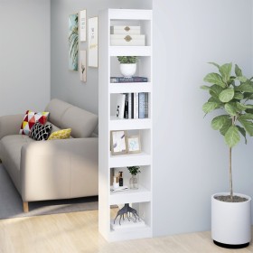 Weißes Regal/Raumteiler 40x30x198 cm von vidaXL, Bücherregale und Regale - Ref: Foro24-811637, Preis: 84,29 €, Rabatt: %
