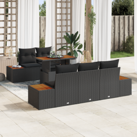 Conjunto de Comedor de Jardín de 6 Piezas con