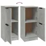 Sideboards 2 pcs concrete gray plywood 30x30x70 cm by vidaXL, Sideboards - Ref: Foro24-811178, Price: 70,36 €, Discount: %