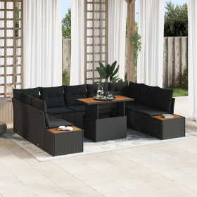 Juego de Comedor de Jardín de 10 Piezas con